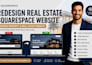 redesign squarespace real estate website property website realtor website